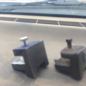 Machined replacement for a lost cast piece