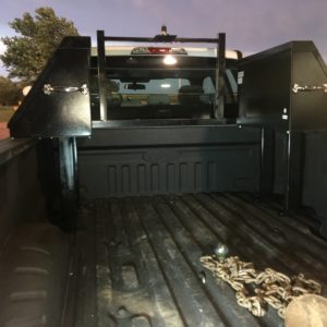 Montezuma tool box mount on a ford pickup